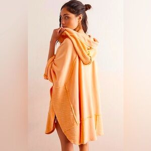 Free People So Fresh Poncho Hoodie